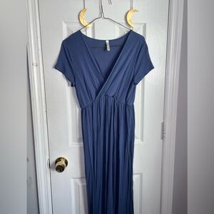 Long maternity dress